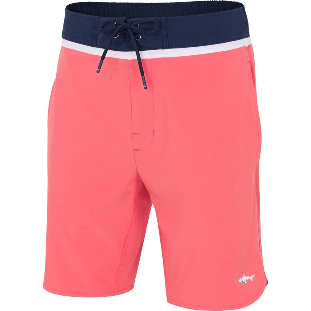 NWT Greg Norman Bondi Beach Board Shorts Men’s M Coral Swim Trunks Surf